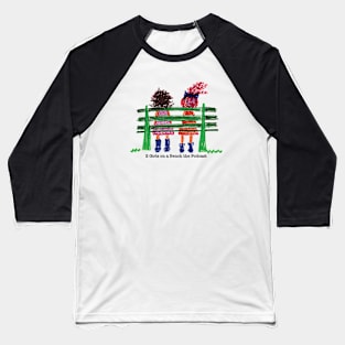 2 Girls on a Bench Baseball T-Shirt